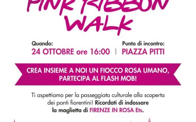 Edizione 2026 di FIRENZE IN ROSA per il PINK OCTOBER: PINK RIBBON WALK!